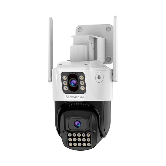 1080P Outdoor Security Camera with Dual Lens, WiFi Camera with Motion Detection, Auto Tracking, 360°View Pan/Tilt, Two Way Talk, IP66 l CS663DR