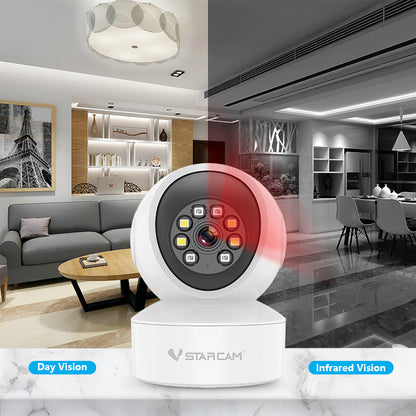 2K Indoor WIFI Camera Wireless Security Camera with Color Night Vision,2-Way Talk| CS49L