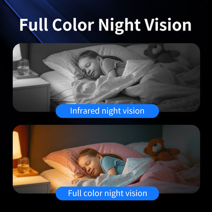 Indoor WiFi Security Camera with Color Night Vision, 720P HD, AI Motion Detection, 360°View Pan/Tilt, Two-Way Audio, Cloud Storage l C993