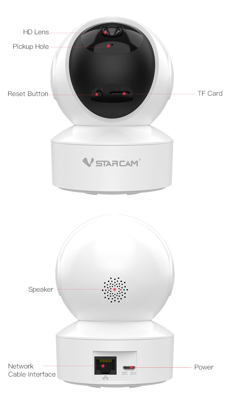 4MP HD 5G Dual Band WiFi Camera Indoor for Home Security with AI Detection, Pan/Tilt, Smoke Sound Detection, Two-way Talk, TF&Cloud Storage l CS49Q